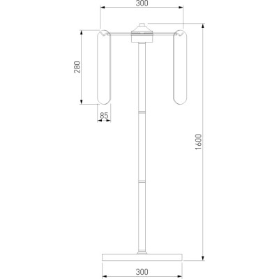 Торшер Claire 01171/3 золото